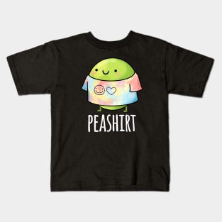 Pea Shirt Funny Veggie Pea TShirt Pun Kids T-Shirt